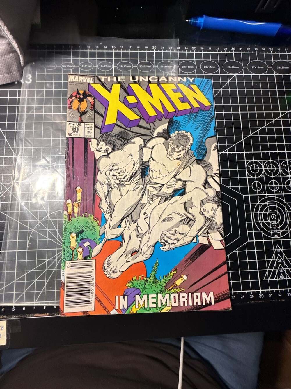 Marvel The Uncanny X-Men #228 In Memoriam Comic Book 1987